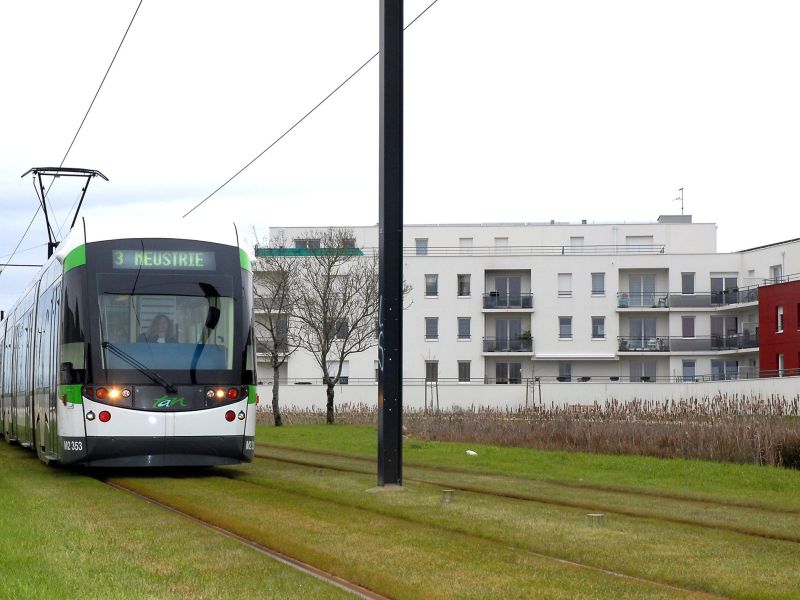 Straßenbahn in Bouguenais